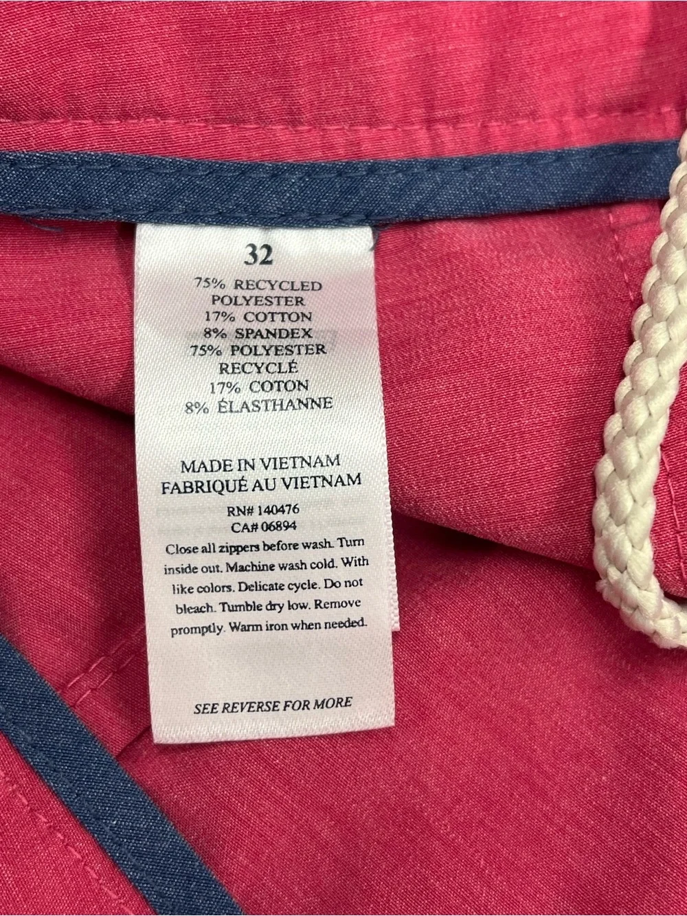 Faherty Men’s All Day Vibrant Pink Casual Bermuda Shorts